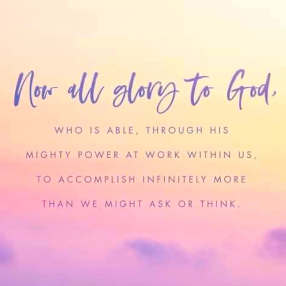 ✨✝️ Ephesians 3:20 ✝️✨